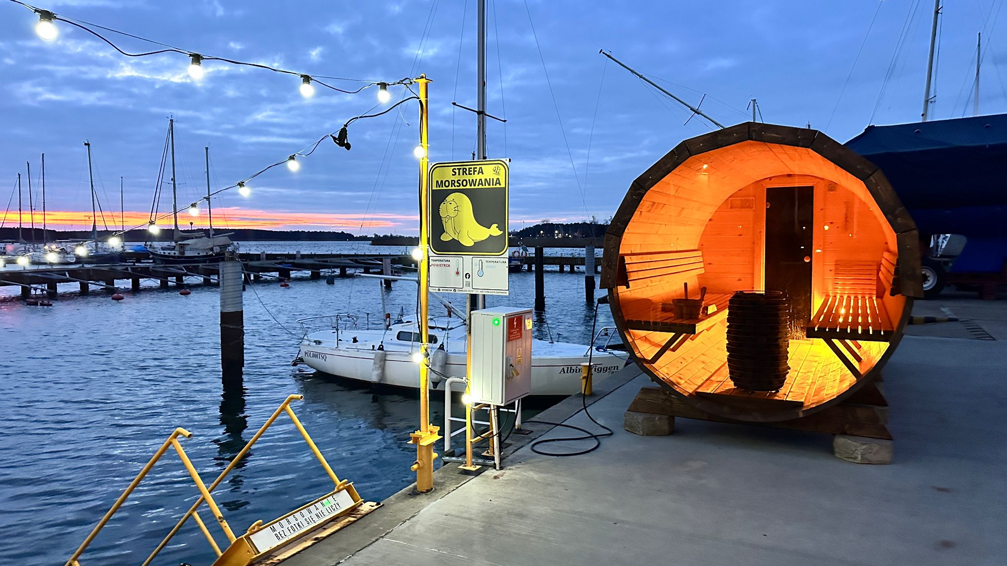 MARINA ENDORFIN Z DEDYKOWANĄ STREFĄ MORSOWANIA